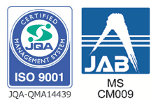 ISO9001 JQA-QMA14439 / MS CM009